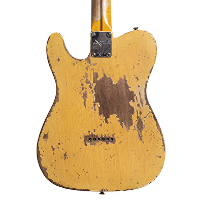 Fender Custom Shop 1951 Nocaster Super Heavy Relic Akçaağaç Klavye Super Faded Aged Nocaster Blonde Elektro Gitar